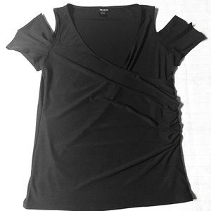 TORRID Drape Neck Cold Shoulder Blouse